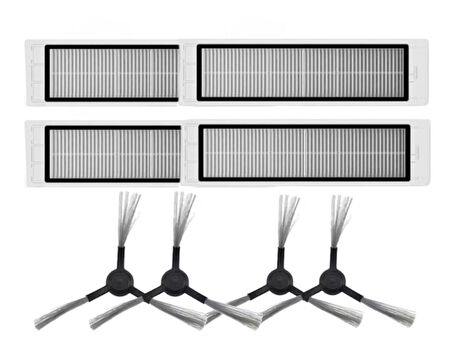 Xiaomi Vacuum Mop 2 Ultra (STYTJ05ZHMHW) Robot Süpürge Uyumlu 8'li Yedek Parça Seti